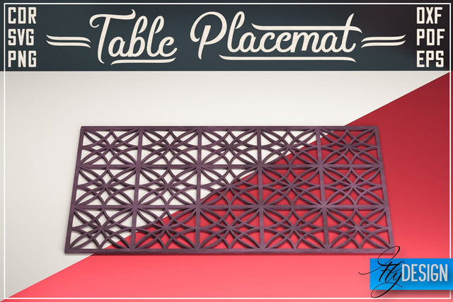 Table Placemat SVG | Table Placemat SVG Design | Home Decoration SVG SVG Fly Design 
