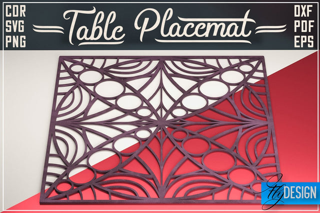 Table Placemat SVG | Table Placemat SVG Design | Home Decoration SVG SVG Fly Design 