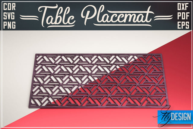 Table Placemat SVG | Table Placemat SVG Design | Home Decoration SVG SVG Fly Design 