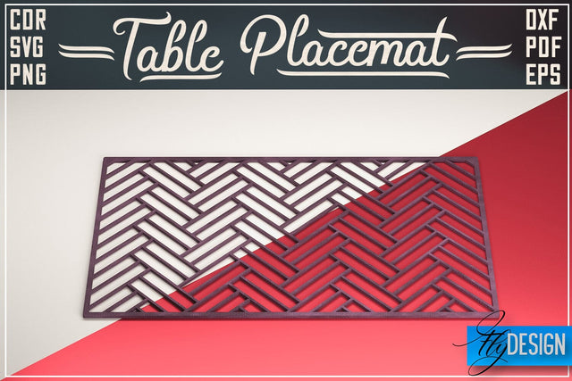 Table Placemat SVG | Table Placemat SVG Design | Home Decoration SVG SVG Fly Design 