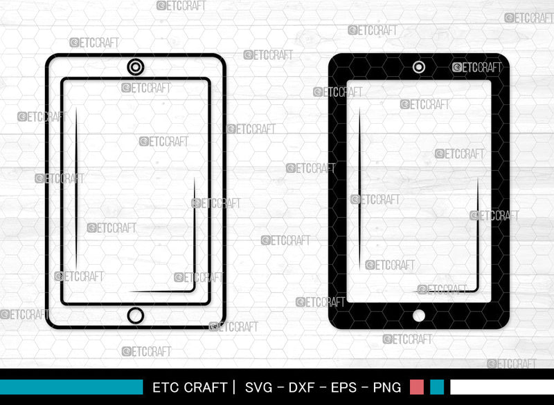 Tablet SVG, Ipad Svg, Ipad Icon Svg, Tablet Clipart Svg, Device Svg, Tablet SVG ETC Craft 