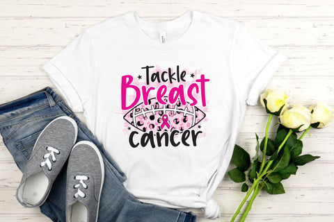 Tackle Breast Cancer PNG Sublimation Design Sublimation CraftLabSVG 