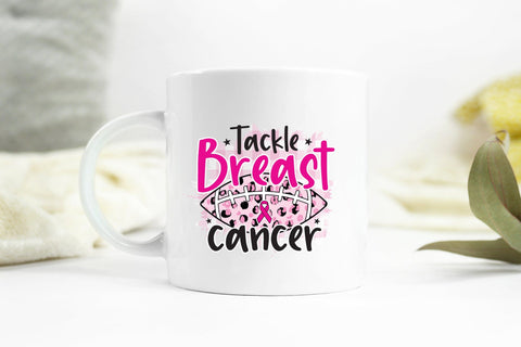 Tackle Breast Cancer PNG Sublimation Design Sublimation CraftLabSVG 