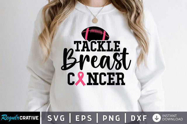 Tackle breast cancer SVG Design SVG Regulrcrative 