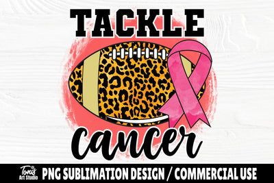 Tackle Cancer PNG, Breast Cancer Awareness, Sublimation Design SVG TonisArtStudio 