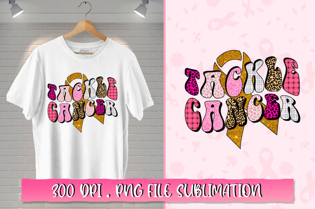 Tackle cancer Retro Sublimation SVG Shetara Begum 