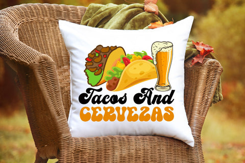 Taco Beer Mexican Tacos and Cervezas PNG Sublimation Rupkotha 