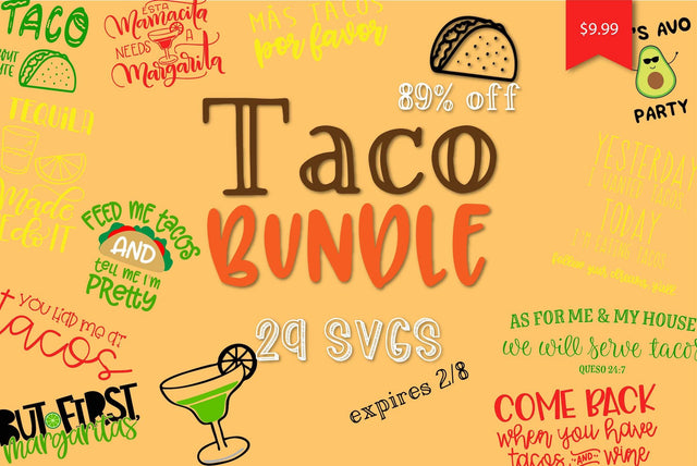Taco Bundle Bundle So Fontsy Design Shop 