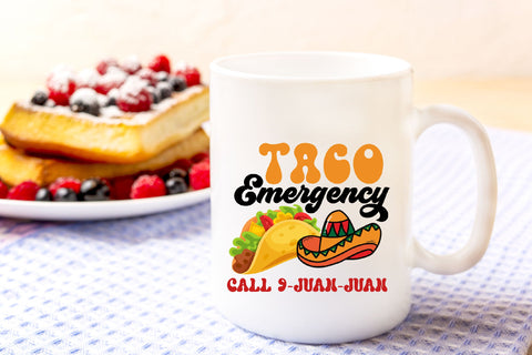 Taco Emergency Call 9 Juan Juan 911 PNG Sublimation Rupkotha 