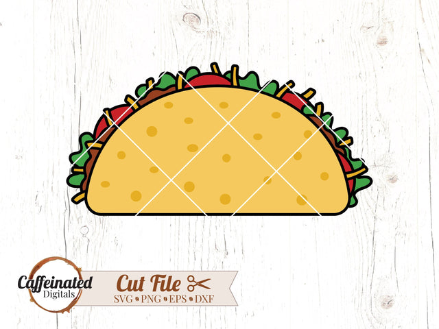 Taco SVG SVG Caffeinated SVGs 