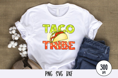 Taco Tribe Sublimation PNG Design SVG futivesvg 