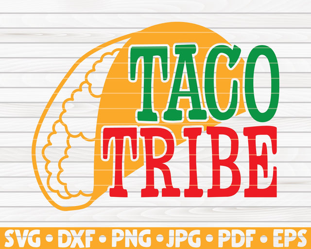 Taco tribe SVG | Cinco de mayo quote SVG HQDigitalArt 