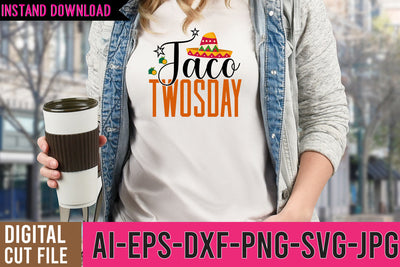 Taco Twosday SVG Cut File SVG BlackCatsMedia 