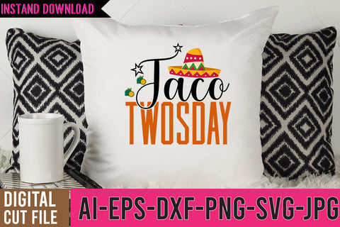 Taco Twosday SVG Cut File SVG BlackCatsMedia 