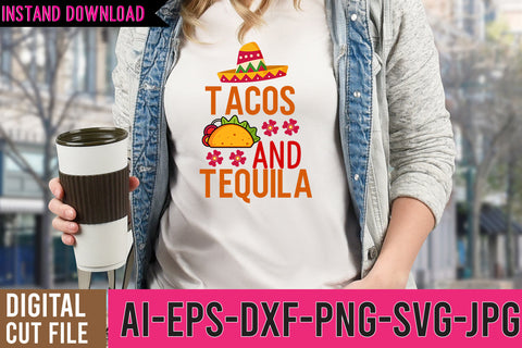 Tacos And Tequila SVG Cut File SVG BlackCatsMedia 