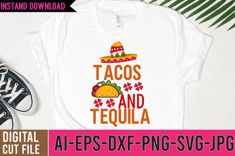 Tacos And Tequila SVG Cut File SVG BlackCatsMedia 
