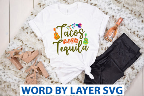 Tacos And Tequila SVG Design SVG Rafiqul20606 