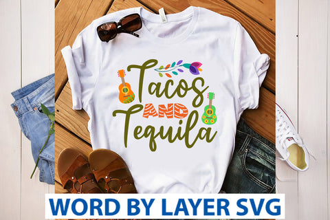 Tacos And Tequila SVG Design SVG Rafiqul20606 