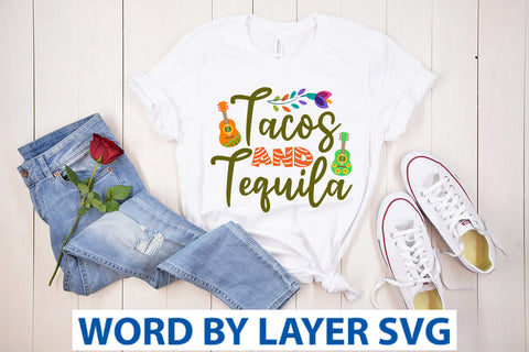 Tacos And Tequila SVG Design SVG Rafiqul20606 