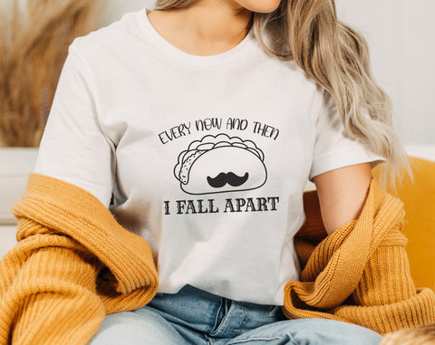 Tacos SVG Bundle, 6 Designs, Taco Quotes SVG, Tacos Shirt SVG, Taco Sayings SVG, Mi Casa Es Su Casa But Mi Taco Es Mi Taco SVG, Every Now And Then I Fall Apart SVG SVG HappyDesignStudio 