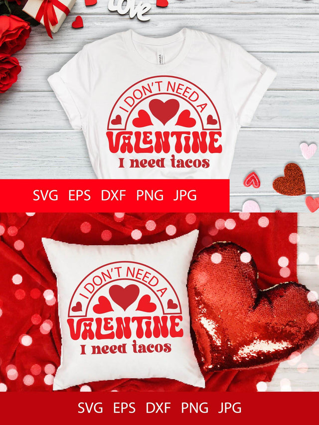 Tacos Valentine SVG PNG Free For Commercial Use SVG Sintegra 