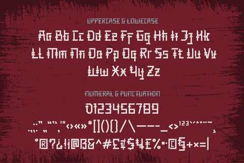 TADASHI Faux Japanese Font Font twinletter 