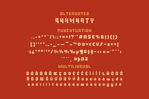 TAGURO | Groovy Retro Font Font twinletter 