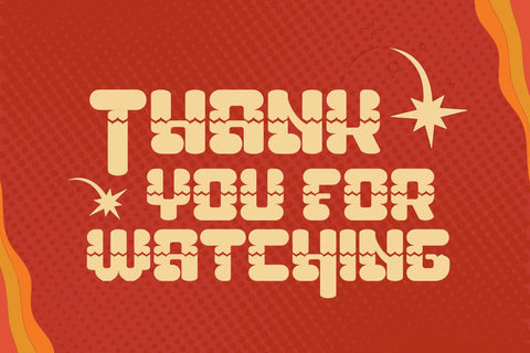 TAGURO | Groovy Retro Font Font twinletter 