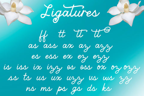 Tahitian Gardenia - Handlettered Monoline Font Font Stacy's Digital Designs 
