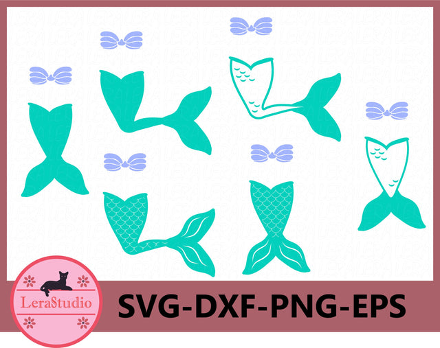 Tail Mermaid SVG SVG Lerastudio 