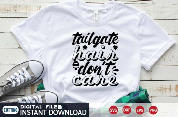 tailgate hair don't care SVG designer krishna 