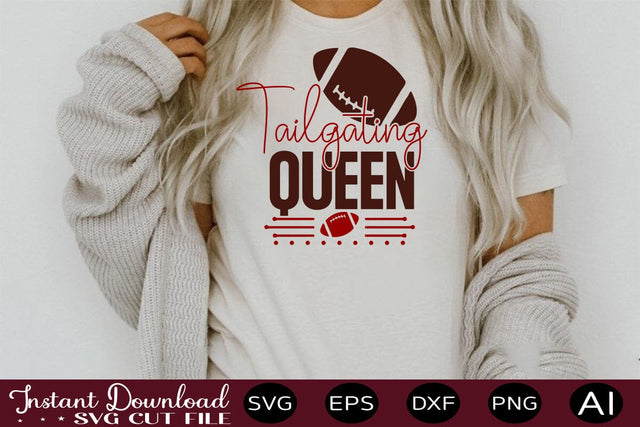 Tailgating Queen svg SVG designmaster24 