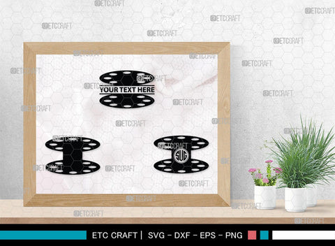 Tailoring Elements Monogram, Tailoring Elements Silhouette, Tailoring Elements SVG, Sewing Machine Svg, Seamstress Svg, Bobbin Svg, SB00215 SVG ETC Craft 