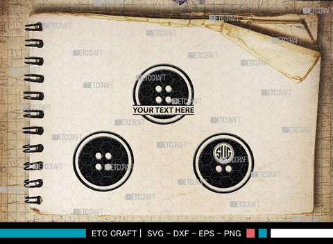 Tailoring Elements Monogram, Tailoring Elements Silhouette, Tailoring Elements SVG, Sewing Machine Svg, Seamstress Svg, Bobbin Svg, SB00215 SVG ETC Craft 