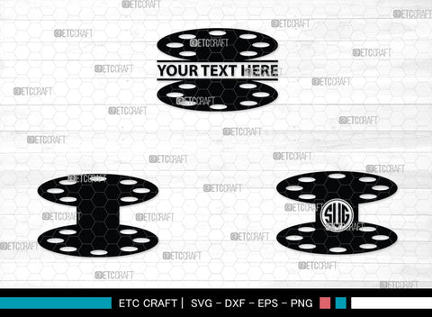 Tailoring Elements Monogram, Tailoring Elements Silhouette, Tailoring Elements SVG, Sewing Machine Svg, Seamstress Svg, Bobbin Svg, SB00215 SVG ETC Craft 