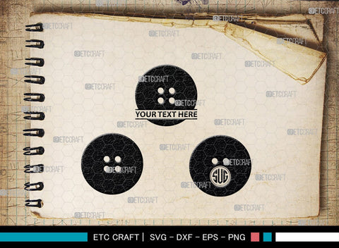 Tailoring Elements Monogram, Tailoring Elements Silhouette, Tailoring Elements SVG, Sewing Machine Svg, Seamstress Svg, Bobbin Svg, SB00215 SVG ETC Craft 