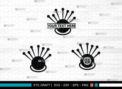 Tailoring Elements Monogram, Tailoring Elements Silhouette, Tailoring Elements SVG, Sewing Machine Svg, Seamstress Svg, Bobbin Svg, SB00215 SVG ETC Craft 