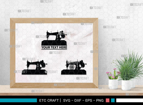 Tailoring Elements Monogram, Tailoring Elements Silhouette, Tailoring Elements SVG, Sewing Machine Svg, Seamstress Svg, Bobbin Svg, SB00215 SVG ETC Craft 