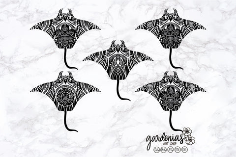 Taino Stingray Petroglyph SVG SVG Gardenias Art Shop 