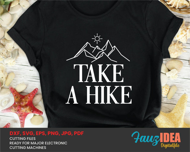 Take a hike svg, Camping svg, Mountains svg, Adventure svg, Travel Life SVG, Summer svg, Hiking Svg, Outdoor Svg, Hike svg, Kids Summer svg SVG Fauz 