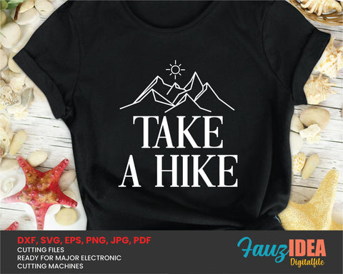 Take a hike svg, Camping svg, Mountains svg, Adventure svg, Travel Life SVG, Summer svg, Hiking Svg, Outdoor Svg, Hike svg, Kids Summer svg SVG Fauz 