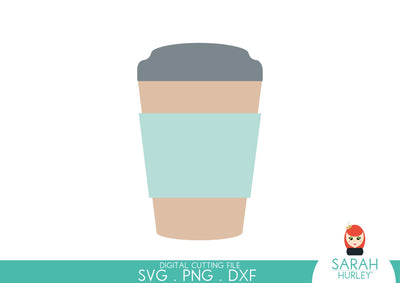 Take Away Coffee Cup SVG Sarah Hurley 