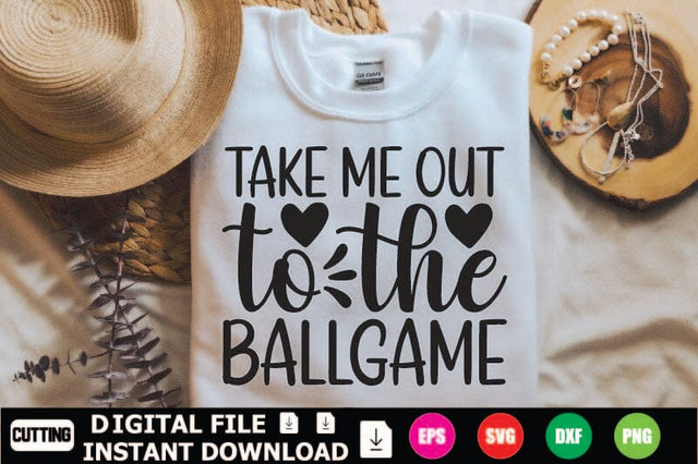 Take Me Out To The Ballgame SVG Shahin alam 