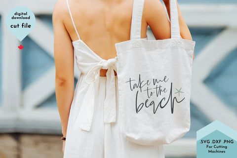Take Me to the Beach SVG Cut File SVG Lettershapes 