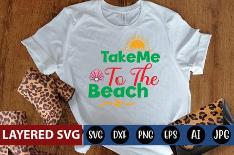 take me to the beach Svg SVG Blessedprint 