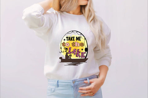 take me to the lake Sublimation SVGArt 