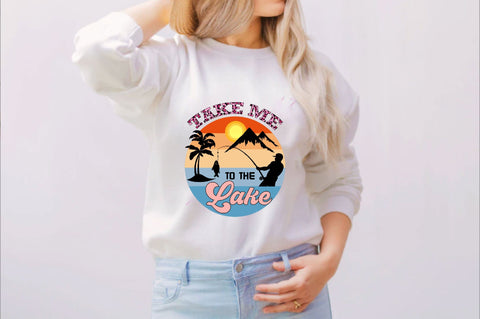 take me to the lake Sublimation SVGArt 
