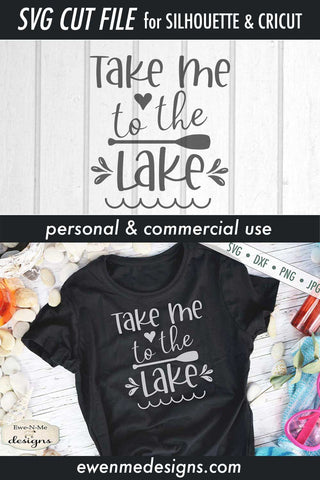 Take Me To The Lake - Summer - SVG SVG Ewe-N-Me Designs 