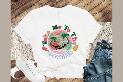 Take Me To The Ocean PNG Sublimation Sublimation designartist 