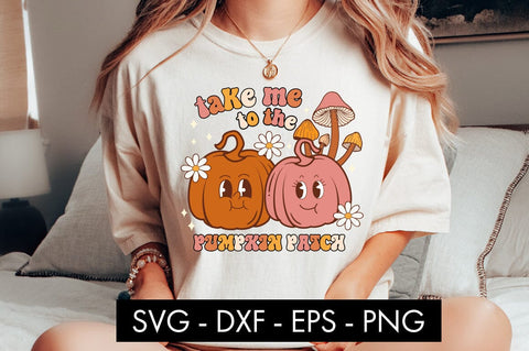 Take Me To The Pumpkin Patch SVG Cut File PNG SVG Freeling Design House 